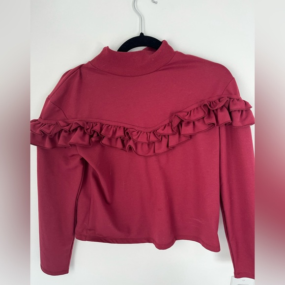 Buffalo cropped frilly sweater - Picture 1 of 2